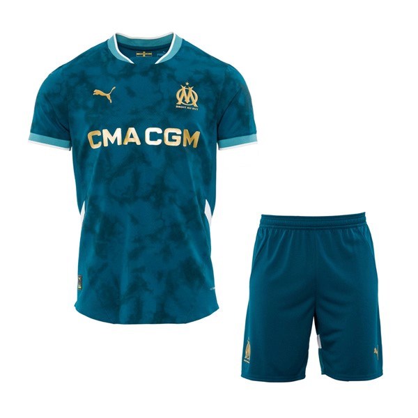 Camiseta Marsella Replica Segunda Ropa Niño 2024/25